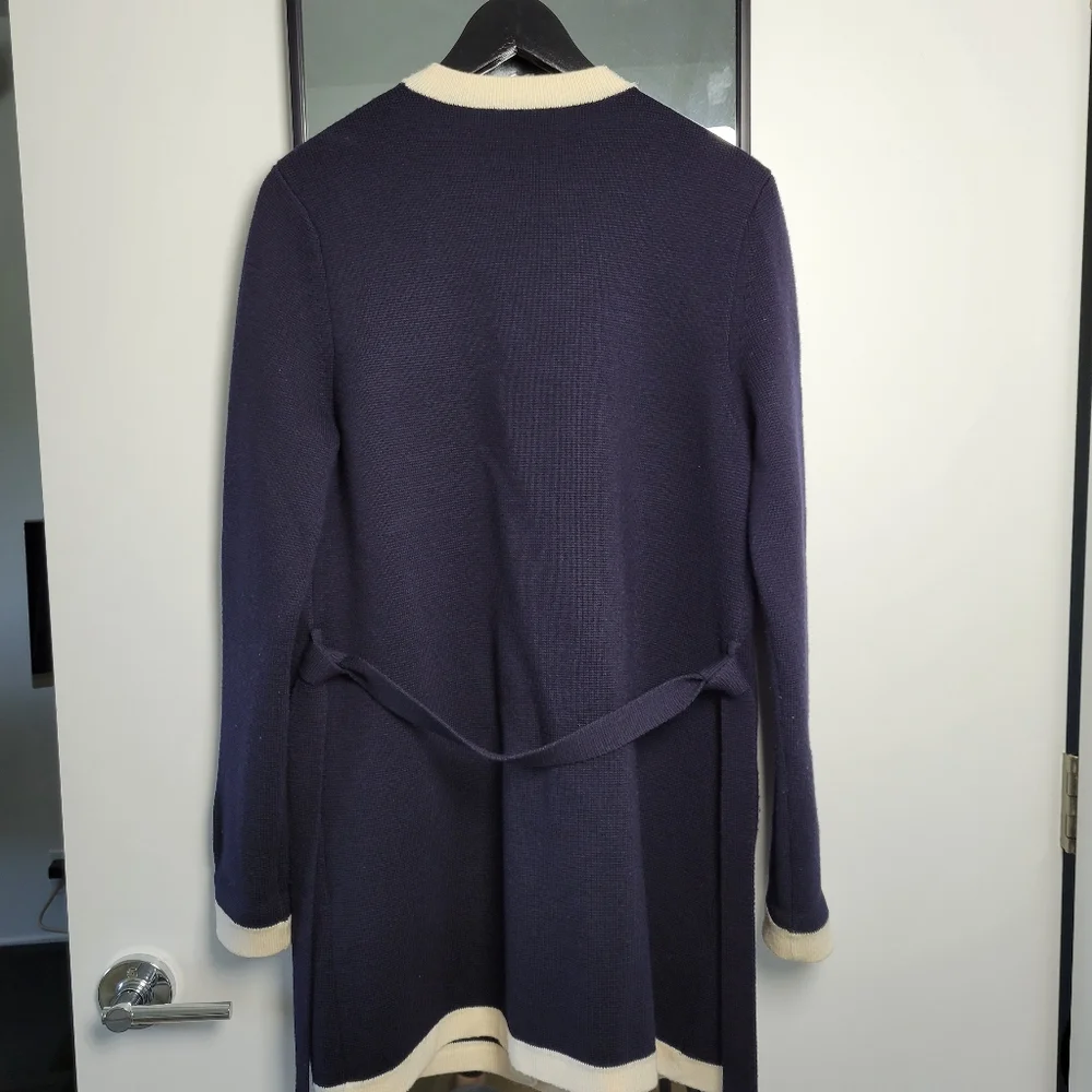 TORY BURCH Sabrina Cardigan In Medium black / Ivory